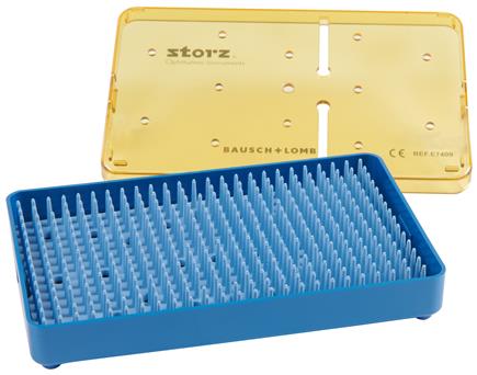 Microsurgical Instrument Tray Plastic 4 x 6.5 Inches